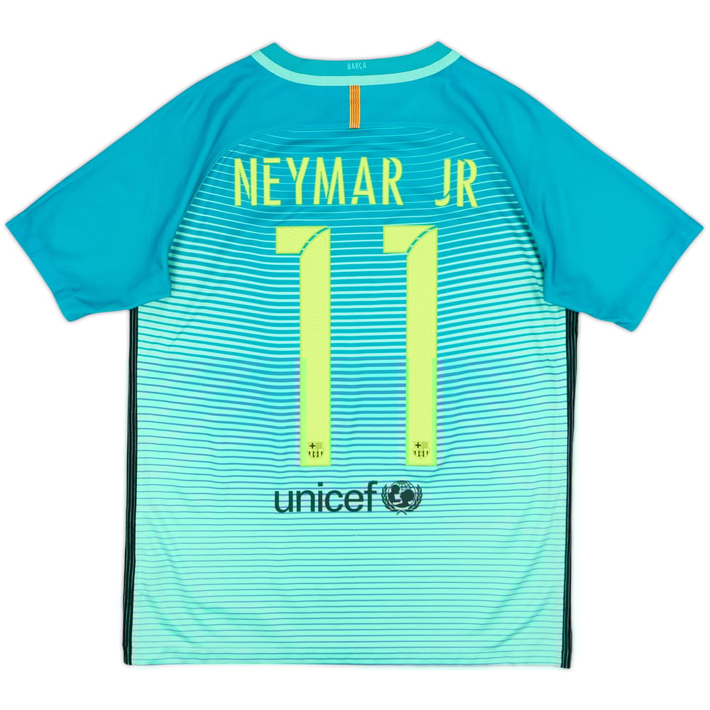 2016-17 Barcelona Third Shirt Neymar Jr #11 - 8/10 - (XL.Boys)