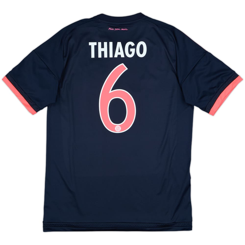 2015-16 Bayern Munich Third Shirt Thiago #6 - 8/10 - (M)