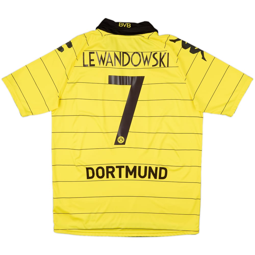 2010-11 Borussia Dortmund Home Shirt Lewandowski #7 - 6/10 - (L)