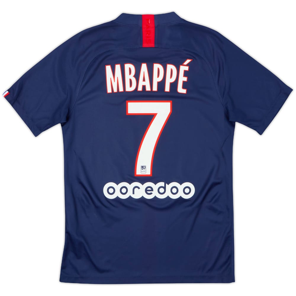 2019-20 Paris Saint-Germain Home Shirt Mbappe #7 - 9/10 - (S)