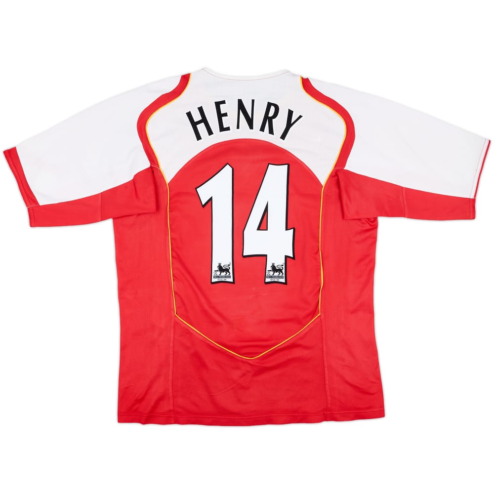 2004-05 Arsenal Home Shirt Henry #14 - 8/10 - (L)