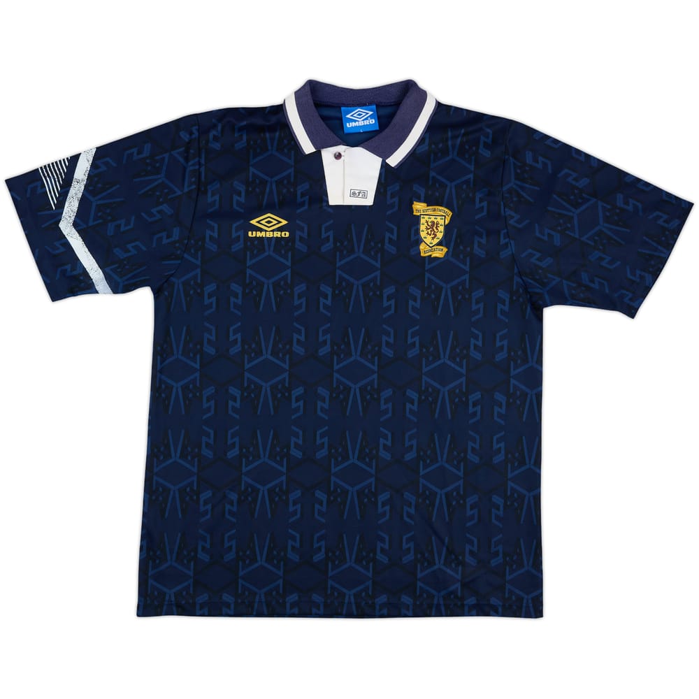 1991-94 Scotland Home Shirt - 8/10 - (L)