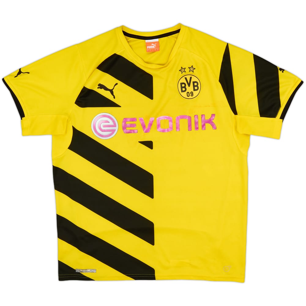 2014-15 Borussia Dortmund Home Shirt - 4/10 - (L)