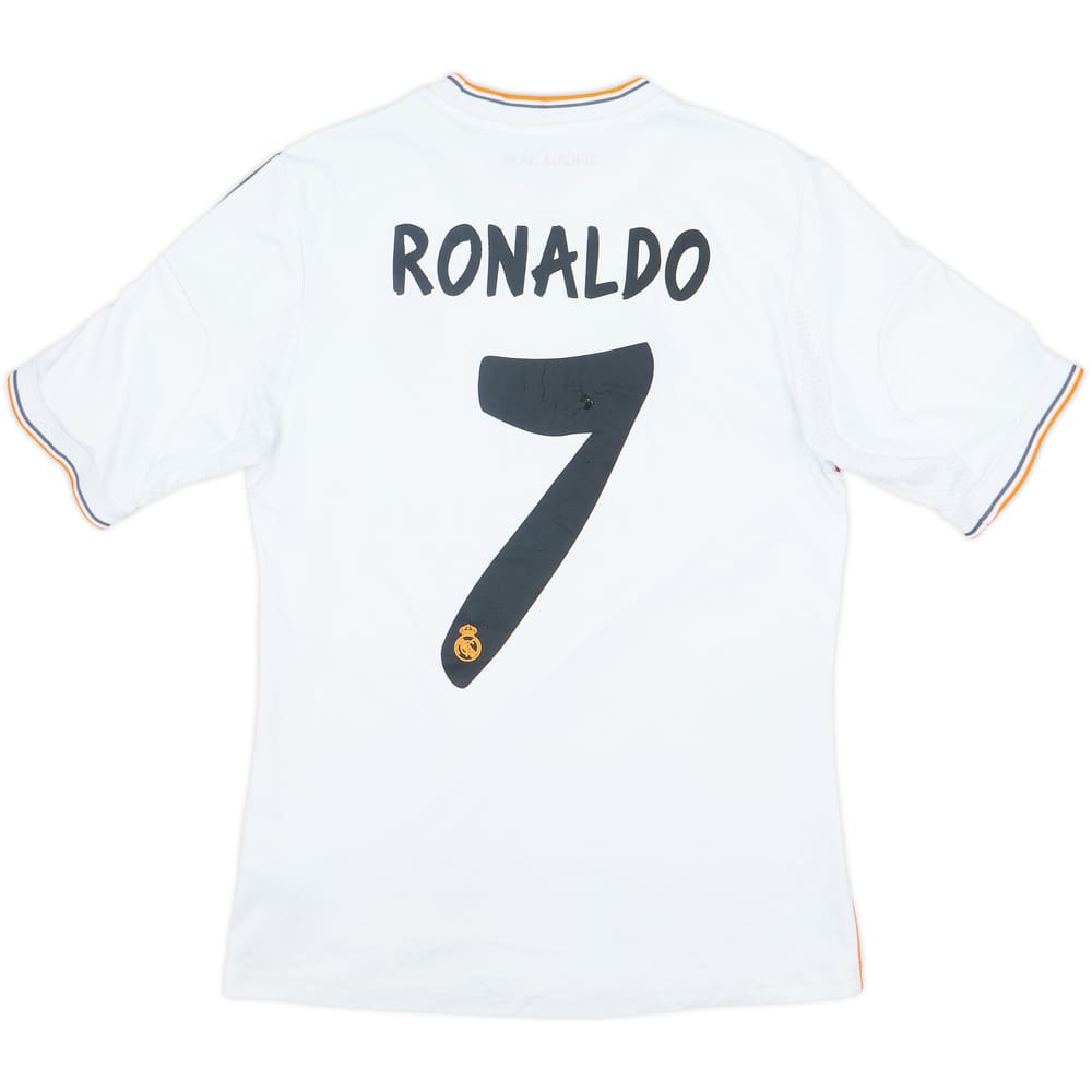 2013-14 Real Madrid Home Shirt Ronaldo #7 - 5/10 - (L.Boys)
