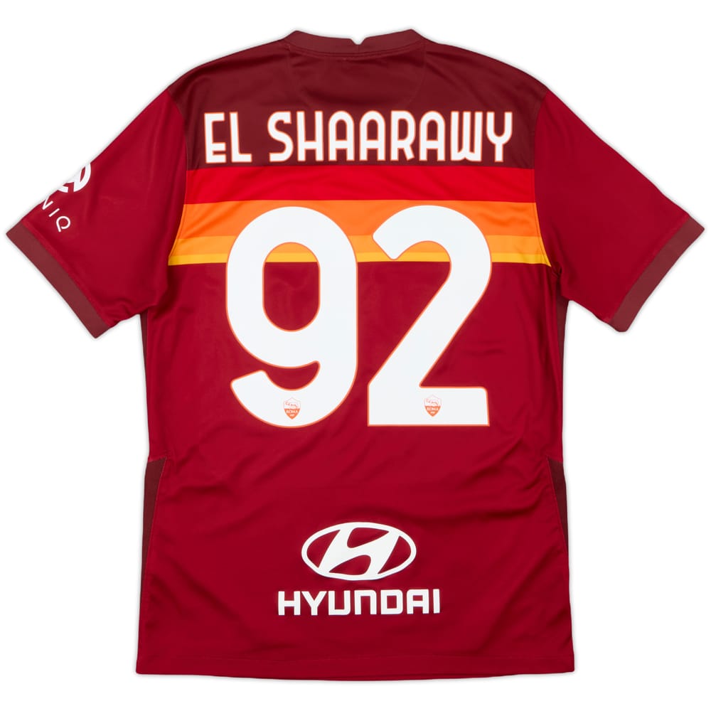 2020-21 Roma Home Shirt El Shaarawy #92 - 8/10 - (M)