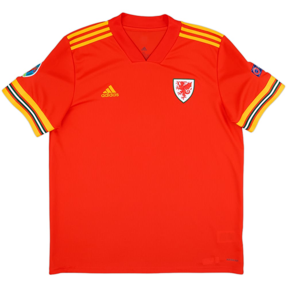 2020-21 Wales Home Shirt - 8/10 - (XL)