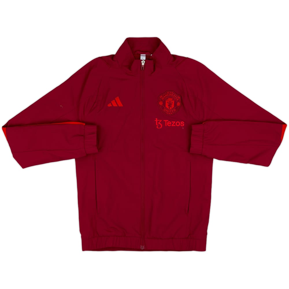 2023-24 Manchester United adidas Track Jacket - 9/10 - (XS)