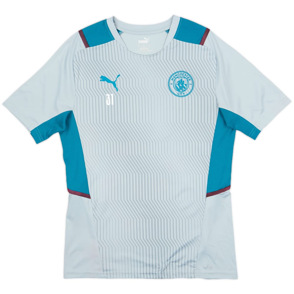 2021-22 Manchester City Player Issue Puma Training Shirt #31 - 8/10 - (M)