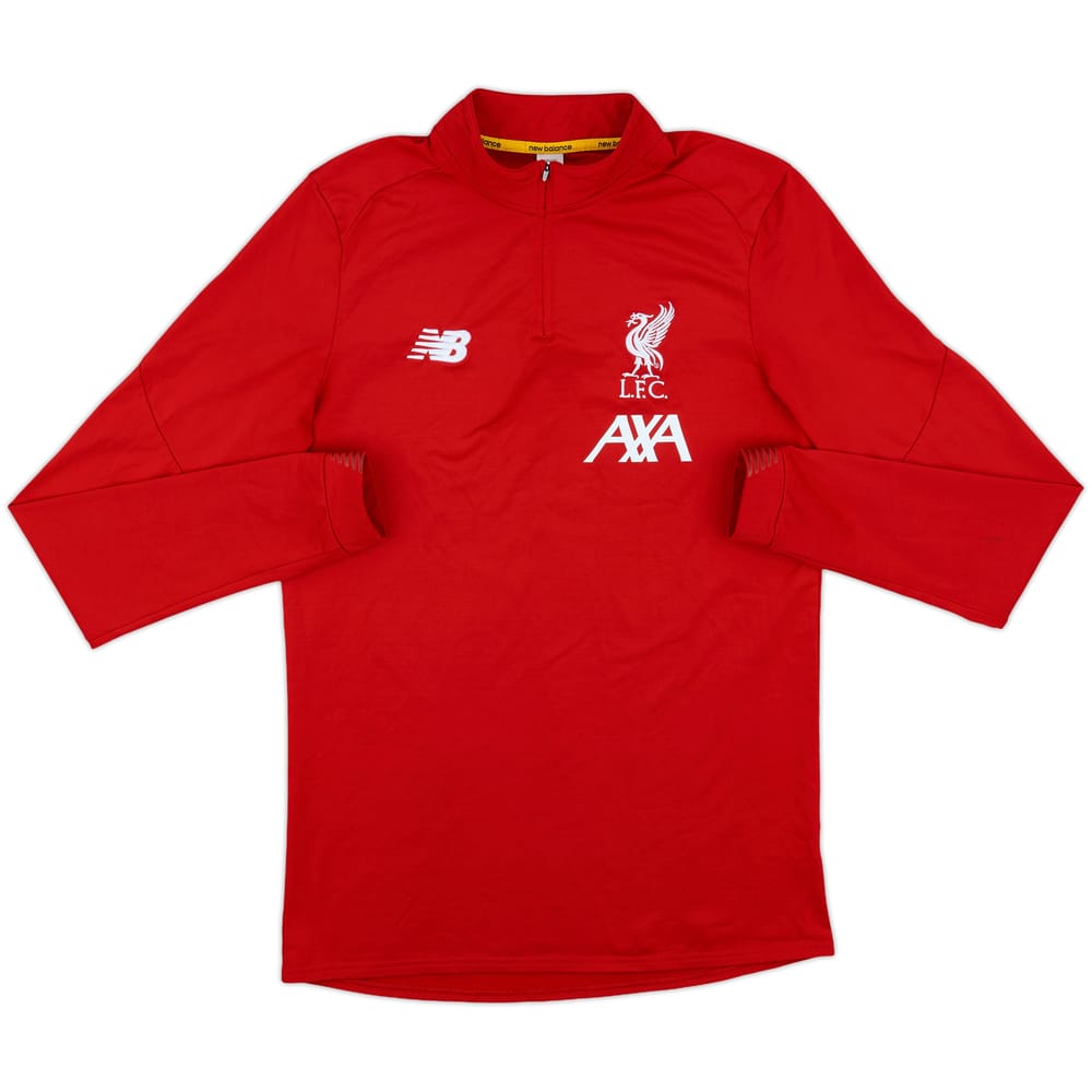 2019-20 Liverpool New Balance 1/4 Zip Training Top - 8/10 - (M)