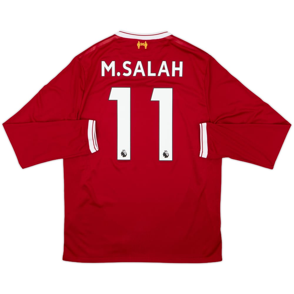 2017-18 Liverpool 125 Years Home L/S Shirt M.Salah #11 - 9/10 - (M)