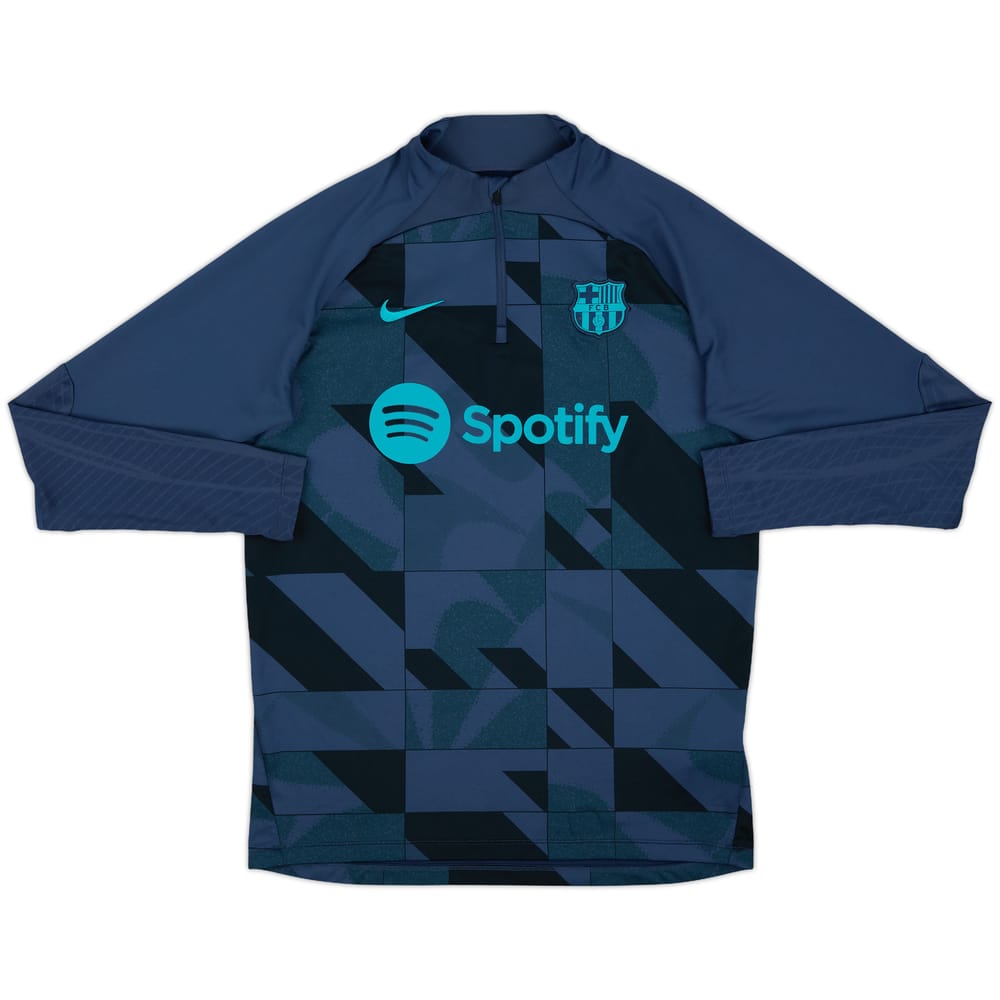 2023-24 Barcelona Nike 1/4 Zip Drill Top - 9/10 - (M)