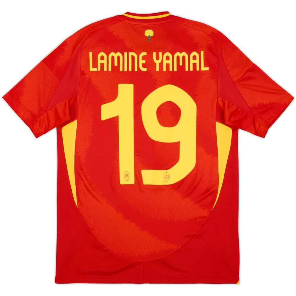 2024-25 Spain Home Shirt Lamine Yamal #19 - 8/10 - (S)