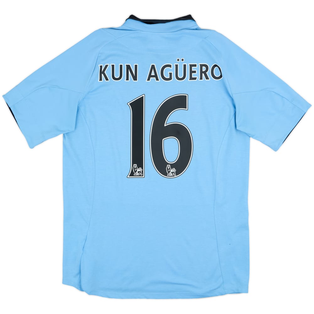 2012-13 Manchester City Home Shirt Kun Aguero #16 - 8/10 - (M)