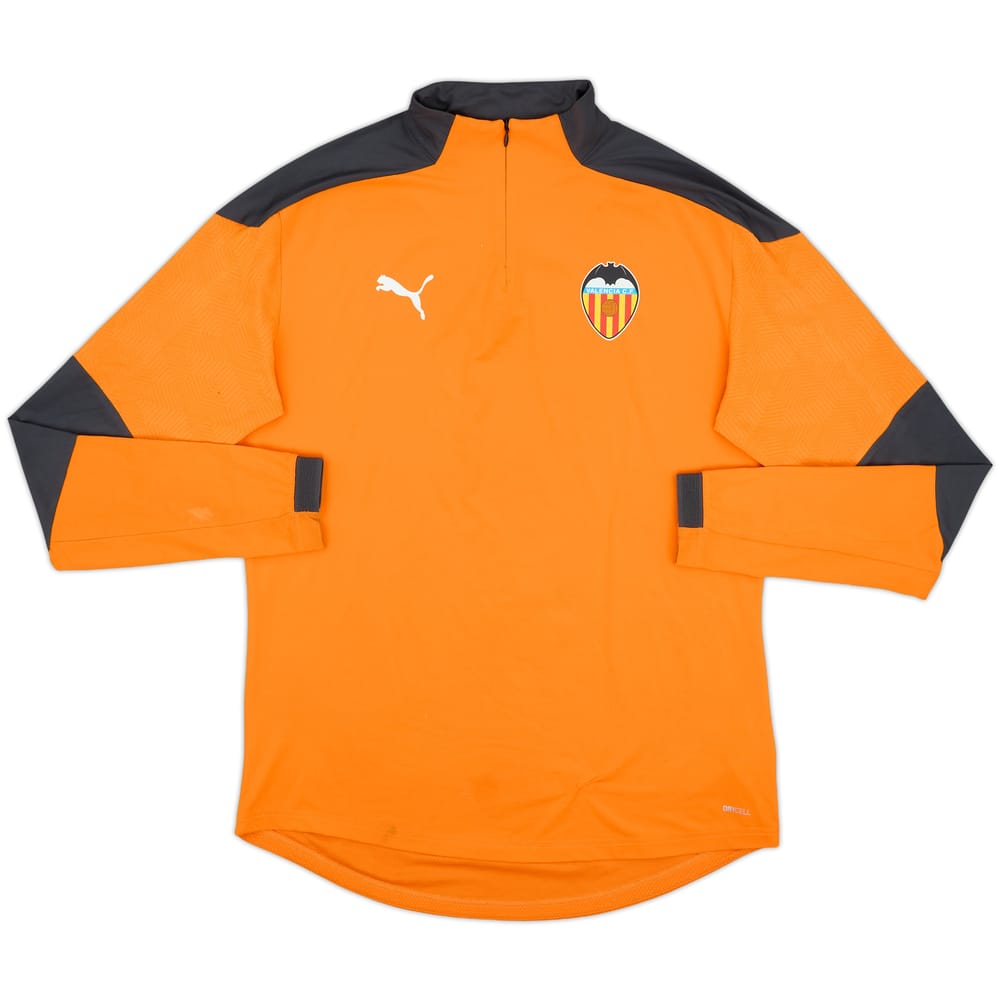 2020-21 Valencia Puma 1/4 Zip Sweat Top - 8/10 - (L)