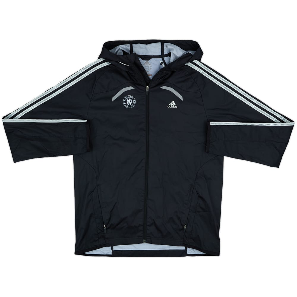 2009-10 Chelsea adidas Hooded Track Jacket - 8/10 - (S)