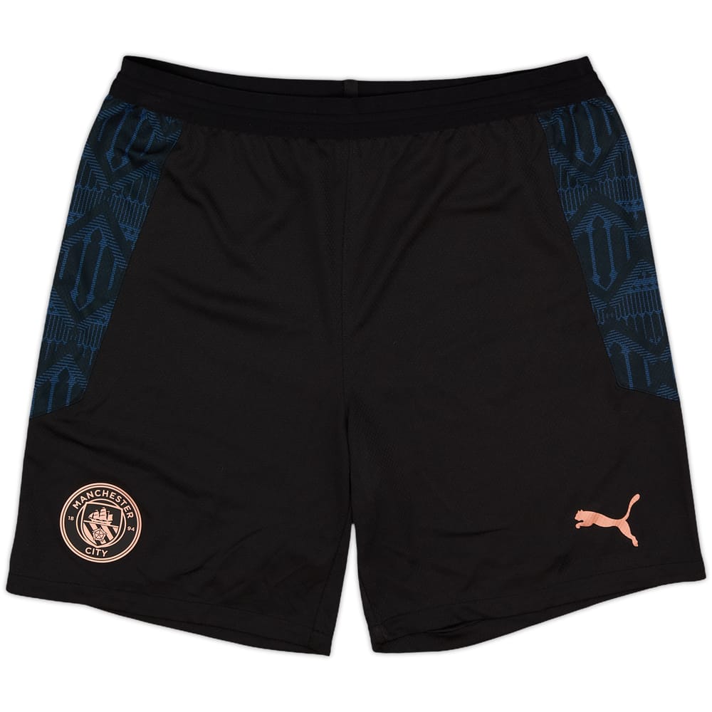 2019-20 Manchester City Youth Issue Puma Training Shorts U15 - 10/10 - (M)