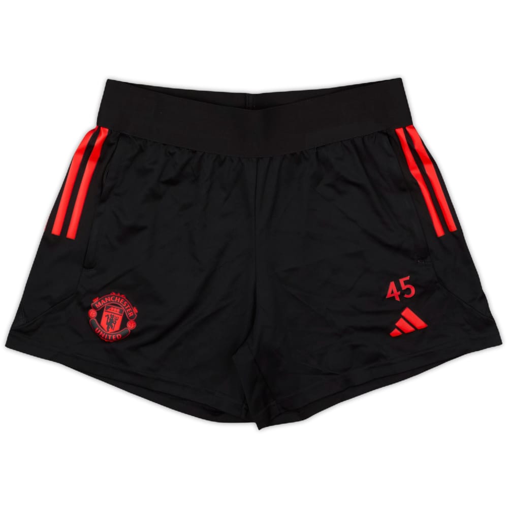 2023-24 Manchester United Player Issue Training Shorts #45 - 10/10 - (Women's M)