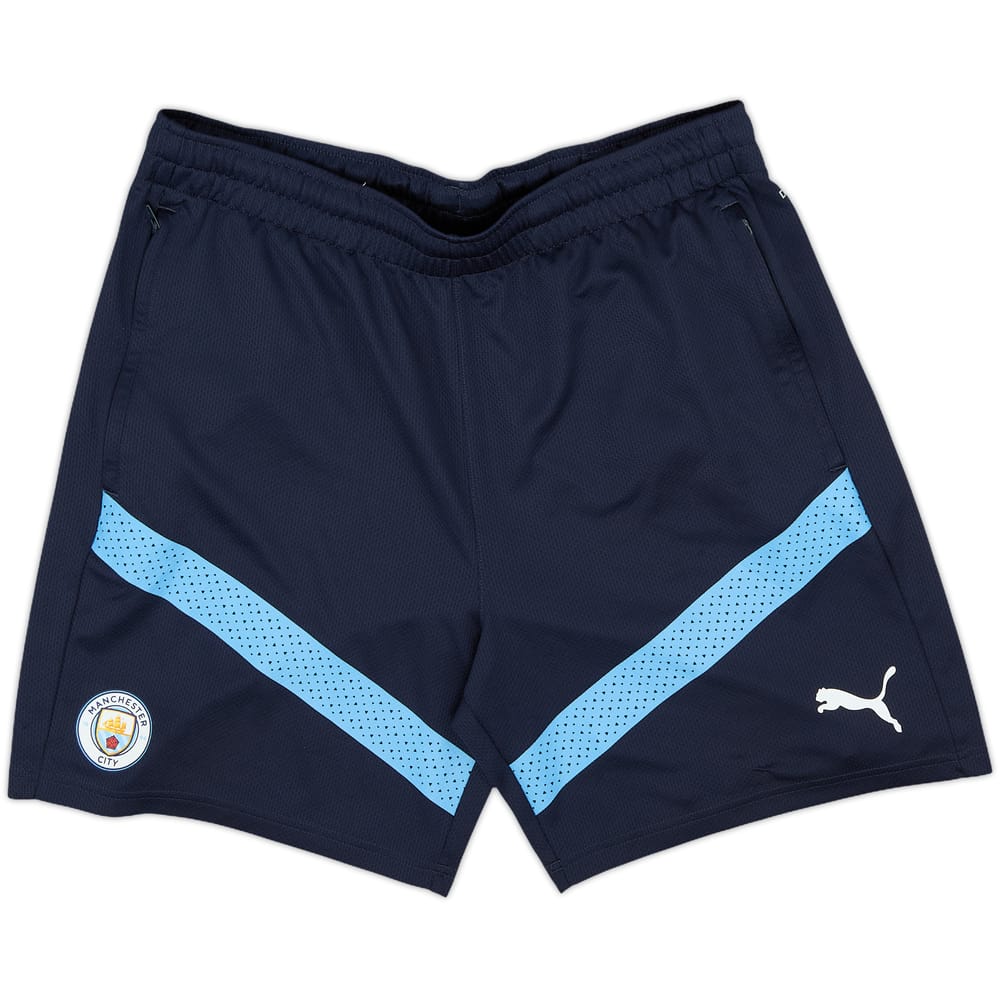 2021-22 Manchester City Puma Training Shorts - 10/10 - (L)