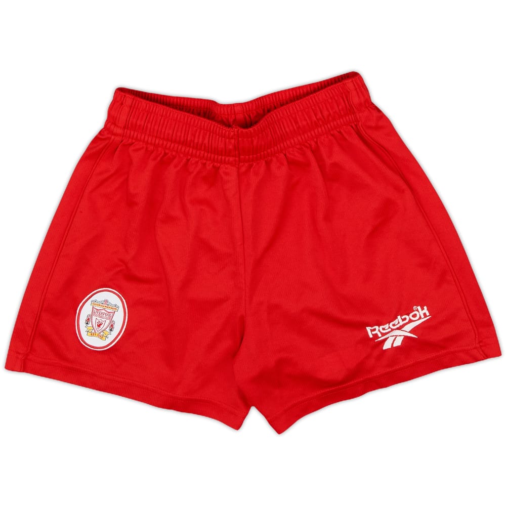 1996-98 Liverpool Home Shorts - 8/10 - (Y)