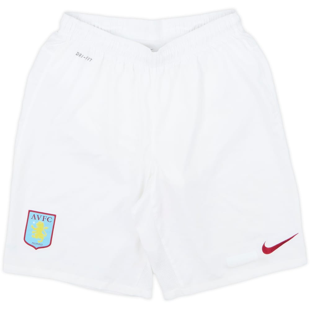 2011-12 Aston Villa Home Shorts - 8/10 - (M)