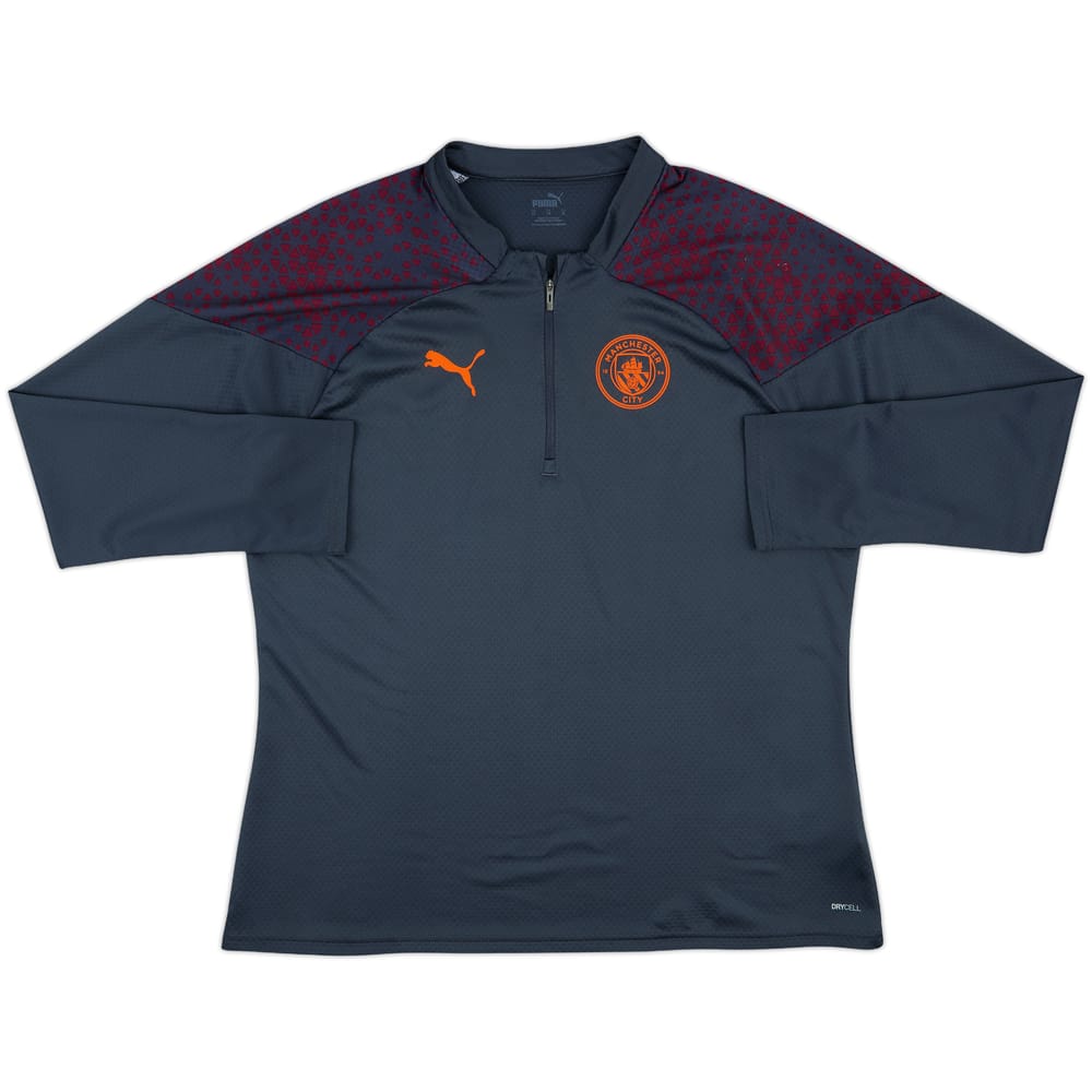 2023-24 Manchester City Puma 1/4 Zip Training Top - 7/10 - (XL)