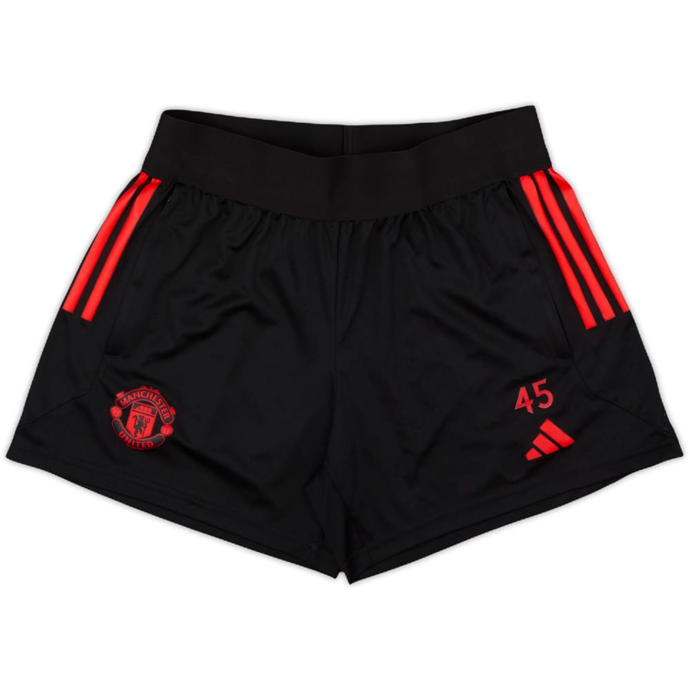 2023-24 Manchester United Player Issue Training Shorts #45 - 10/10 - (Women's M)