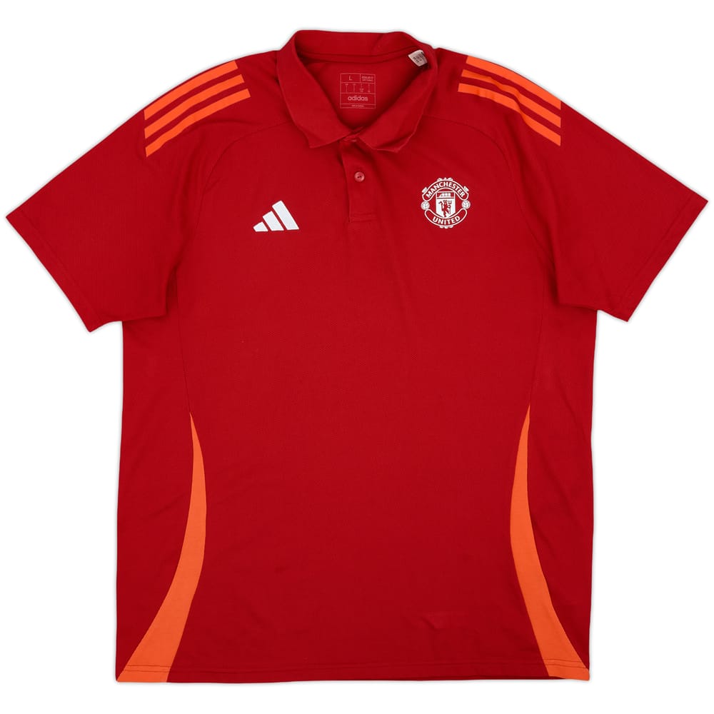 2023-24 Manchester United adidas Polo Shirt - 8/10 - (L)