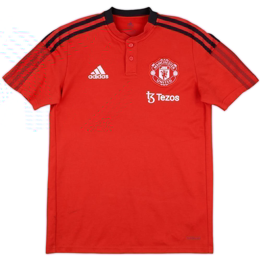 2021-22 Manchester United adidas Polo Shirt - 10/10 - (XS)