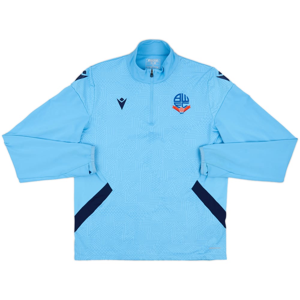 2018-19 Bolton Macron 1/4 Zip Training Top - 8/10 - (XL.Boys)