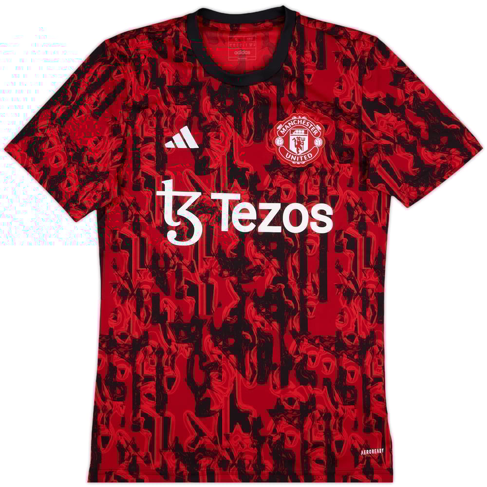 2023-24 Manchester United adidas Training Shirt - 9/10 - (S)