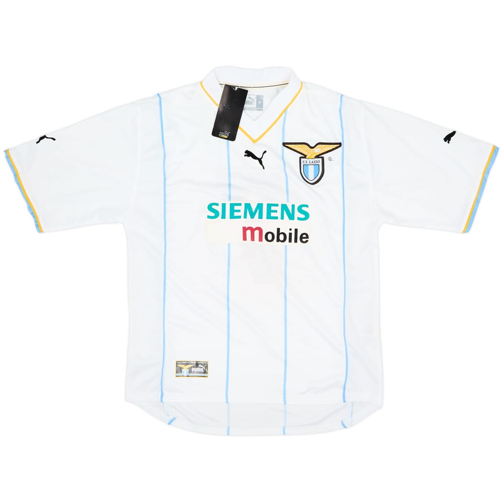 2001-02 Lazio European Home Shirt #7 (Claudio) (M)