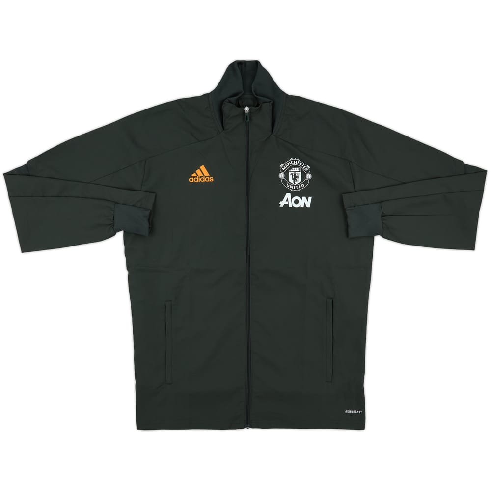 2020-21 Manchester United adidas Hooded Track Jacket - 10/10 - (M)