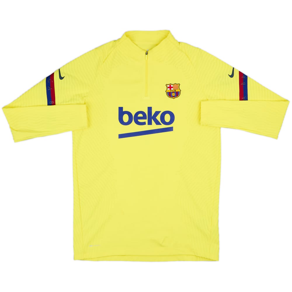 2020-21 Barcelona Nike Vaporknit 1/4 Zip Drill Top - 9/10 - (L)