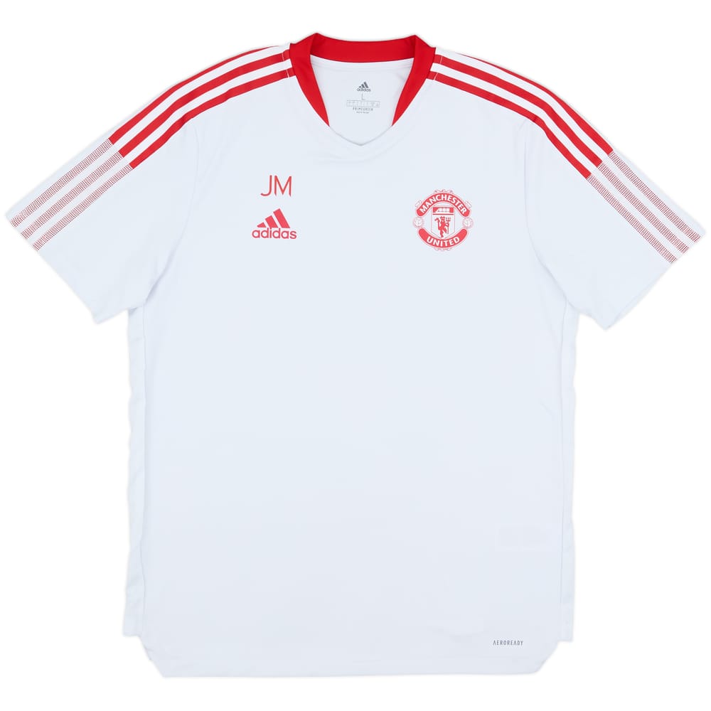 2021-22 Manchester United adidas Staff Issue Training Shirt JM - 7/10 - (L)