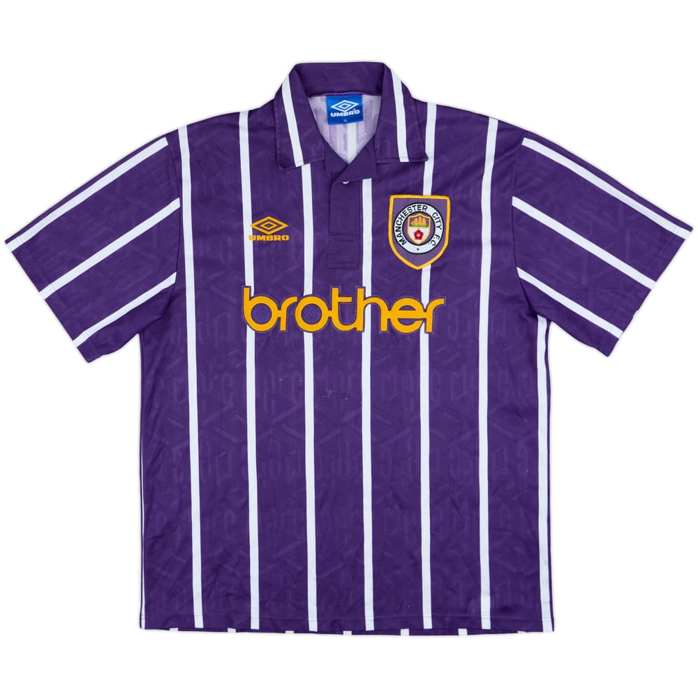 1993-94 Manchester City Away Shirt - 5/10 - (XL)