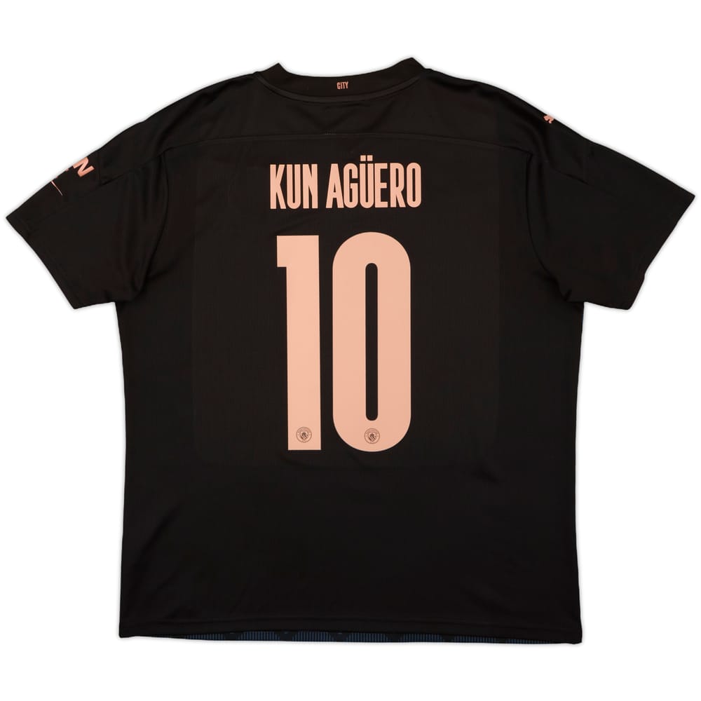 2020-21 Manchester City Away Shirt Kun Aguero #10 - 8/10 - (XL)