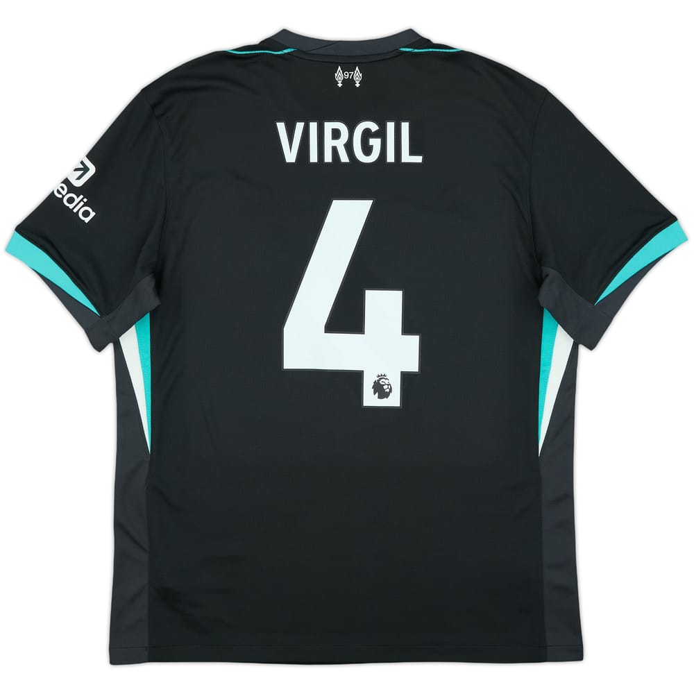 2024-25 Liverpool Away Shirt Virgil #4 - 10/10 - (L)