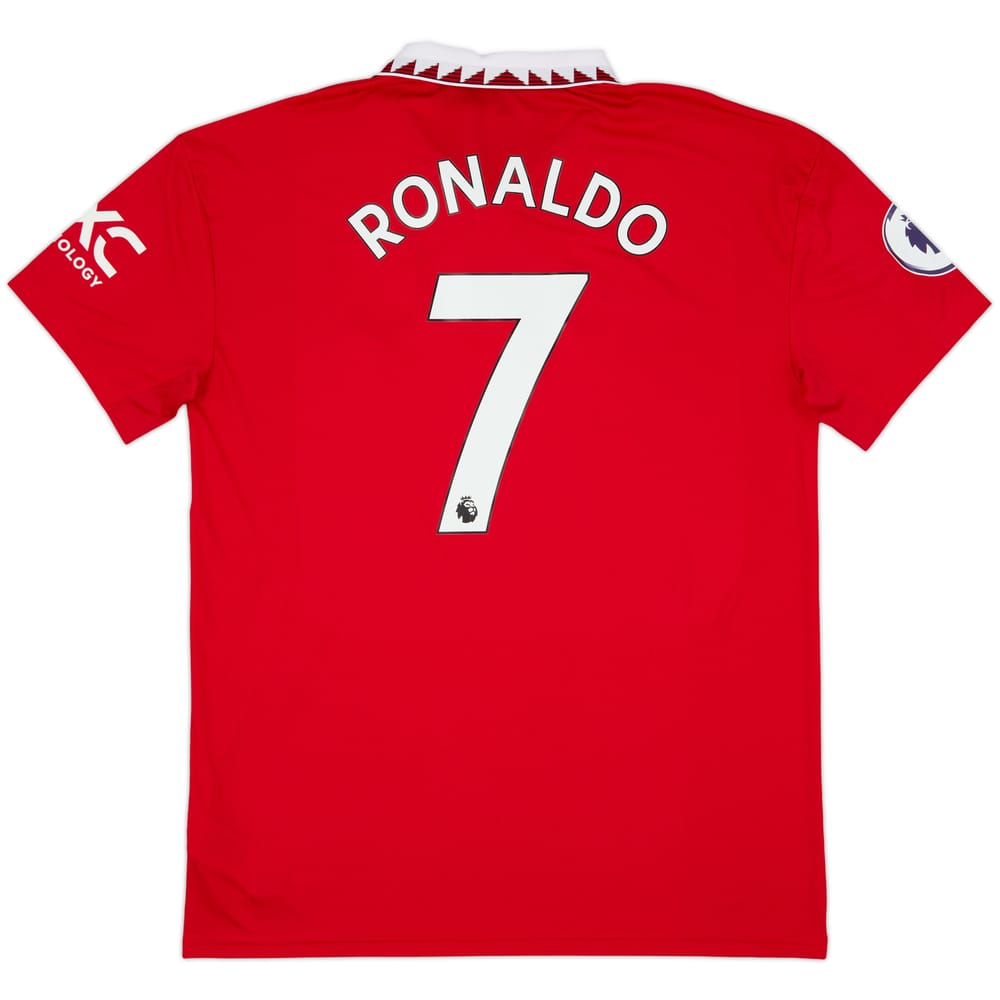 2022-23 Manchester United Home Shirt Ronaldo #7 - 10/10 - (XXL)