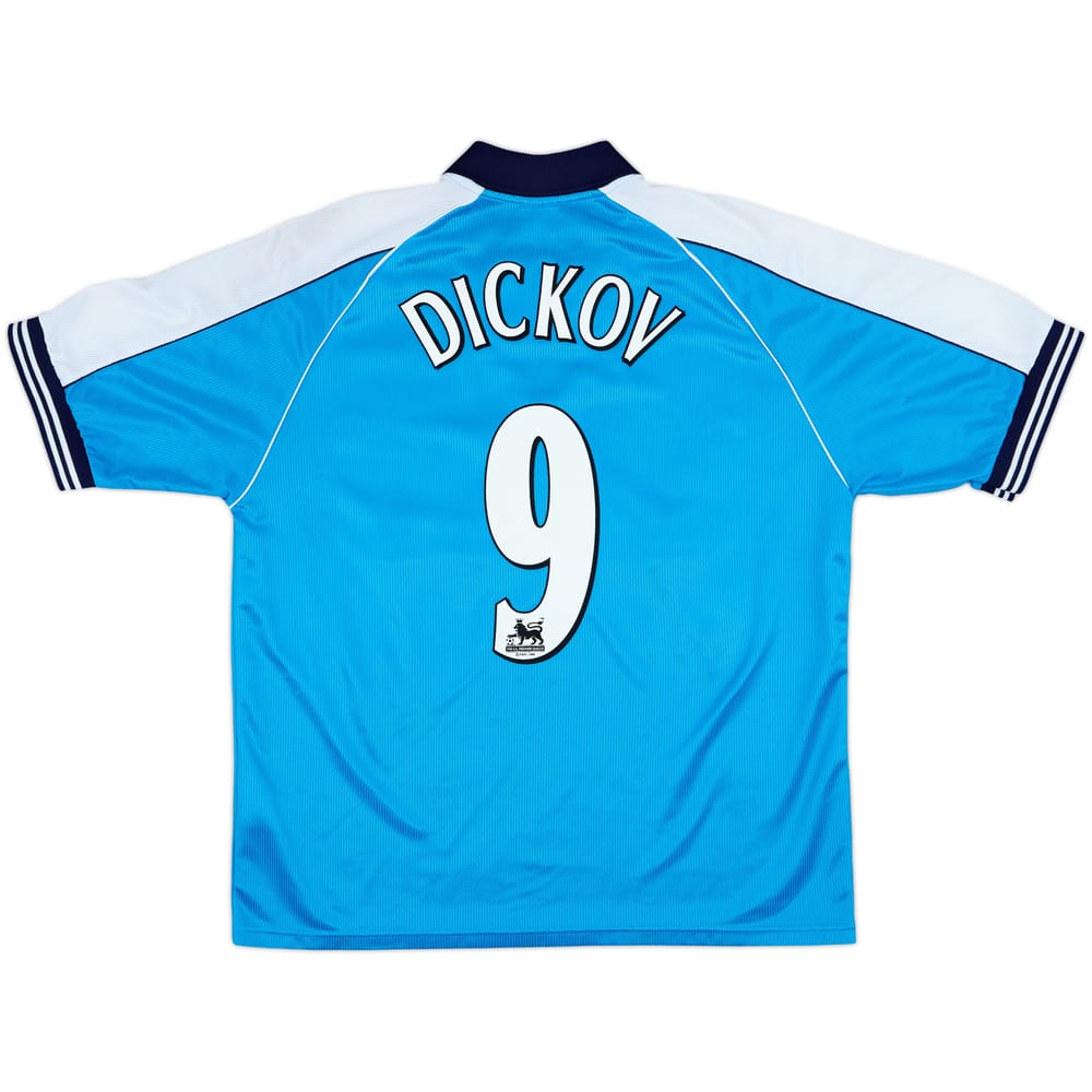 1999-01 Manchester City Home Shirt Dickov #9 - 8/10 - (L)
