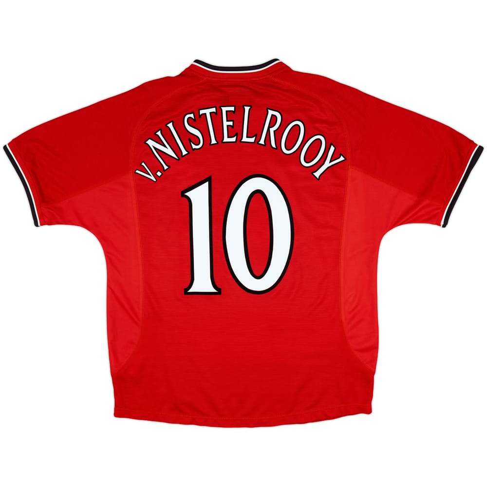 2000-02 Manchester United Home Shirt V.Nistelrooy #10 - 8/10 - (L)