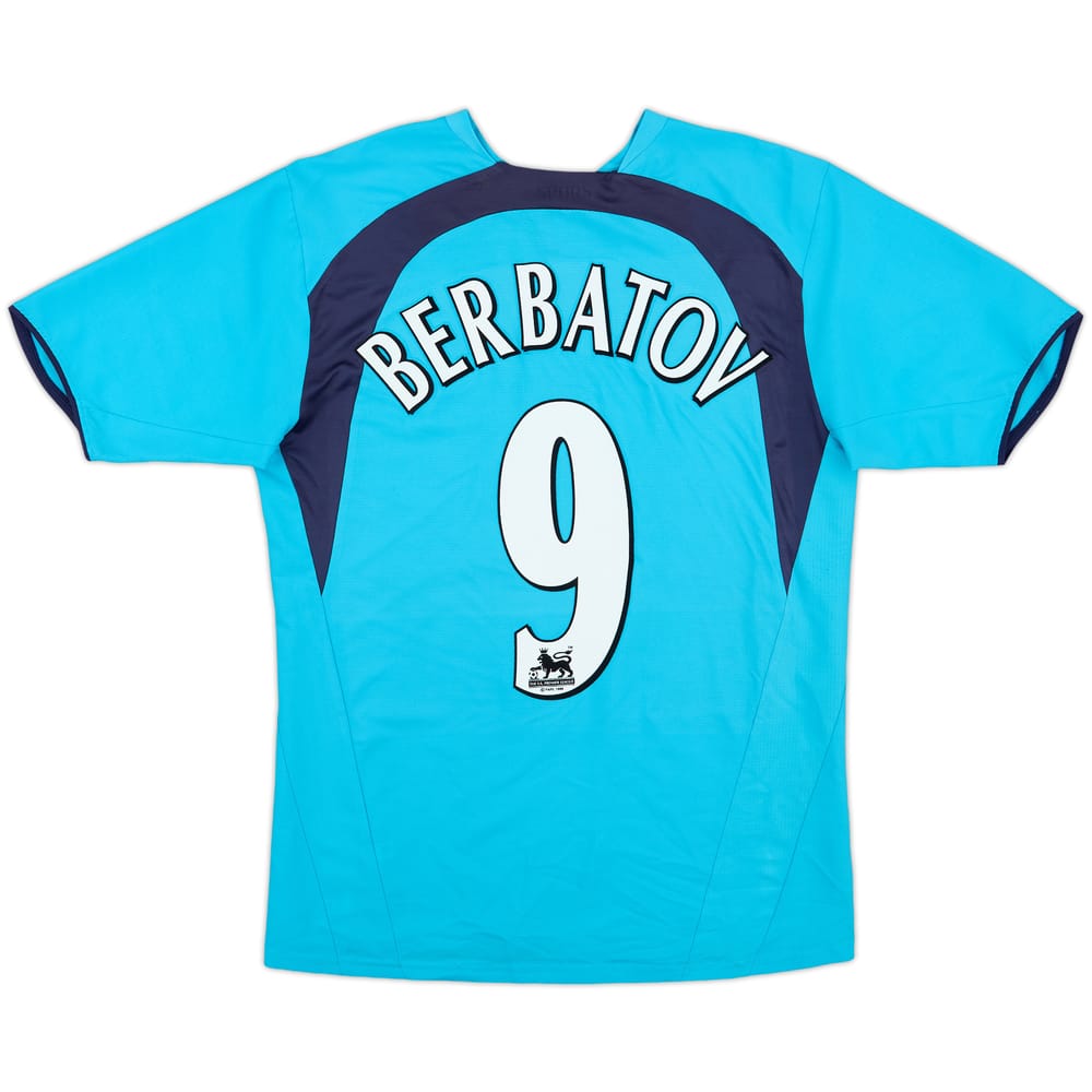 2006-07 Tottenham Away Shirt Berbatov #9 - 8/10 - (M)