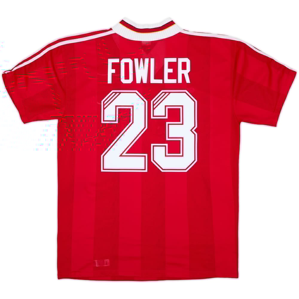 1995-96 Liverpool Home Shirt Fowler #23 - 6/10 - (XL)