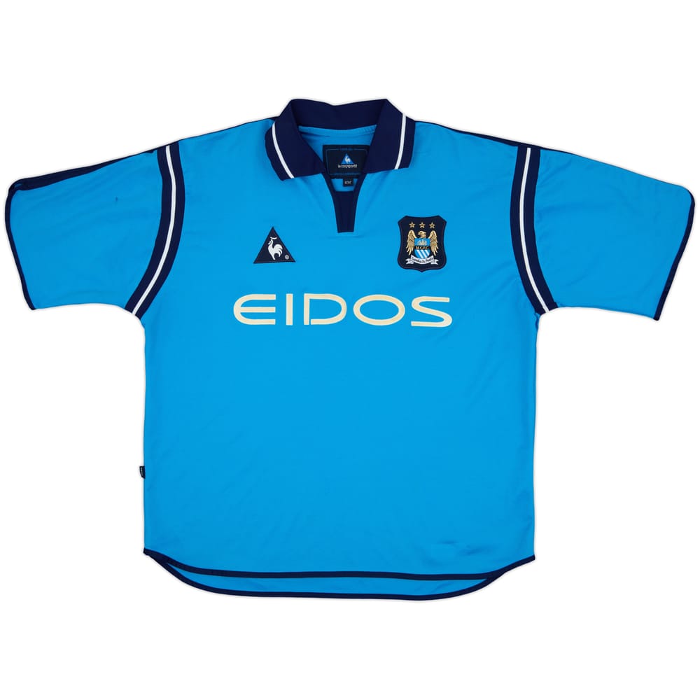 2001-02 Manchester City Home Shirt - 8/10 - (L)