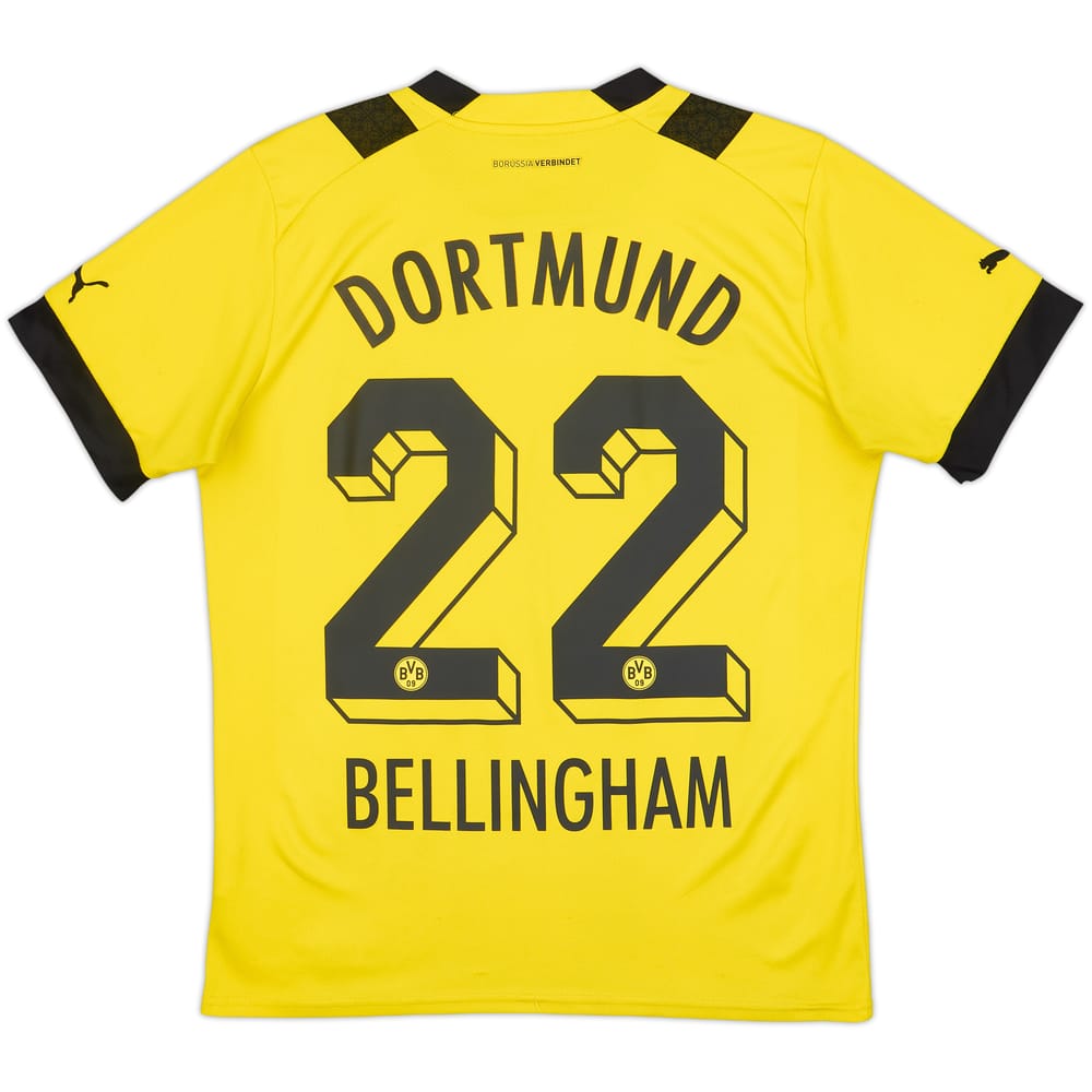 2022-23 Dortmund Home Shirt Bellingham #22 - 6/10 - (S)