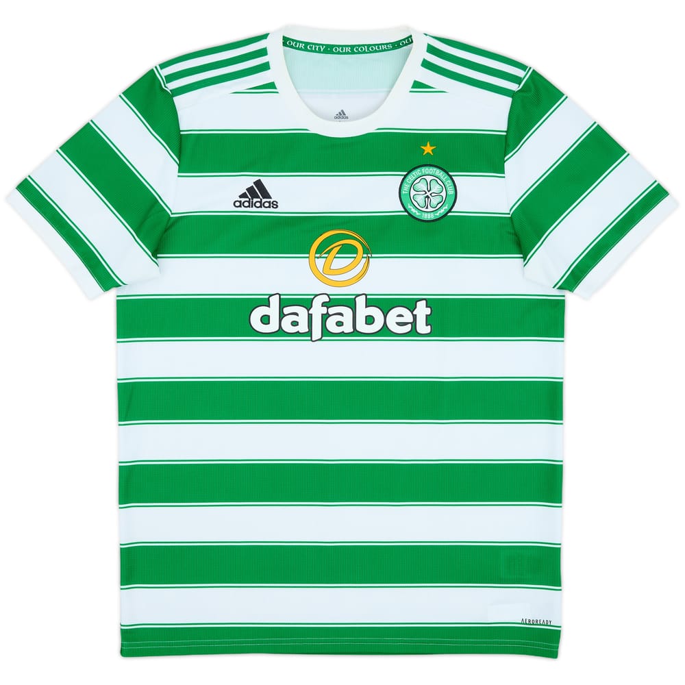 2021-22 Celtic Home Shirt - 8/10 - (L)
