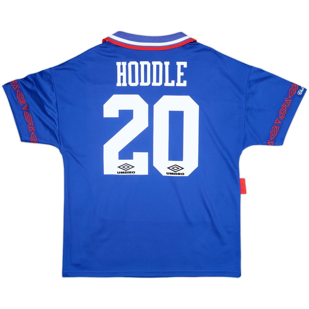 1993-94 Chelsea Home Shirt Hoddle #20 - 8/10 - (L)