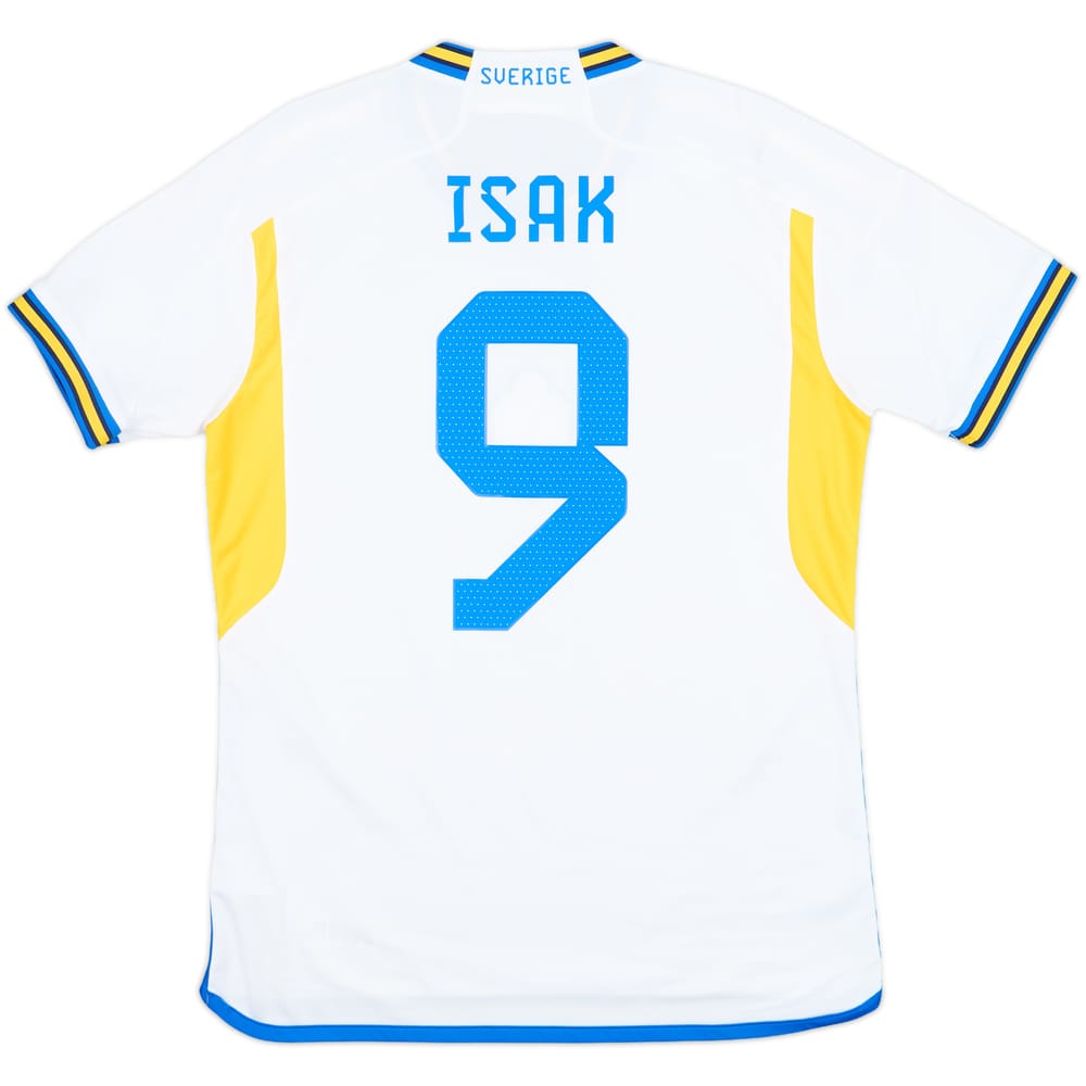 2022-23 Sweden Away Shirt Isak #9 - 10/10 - (M)