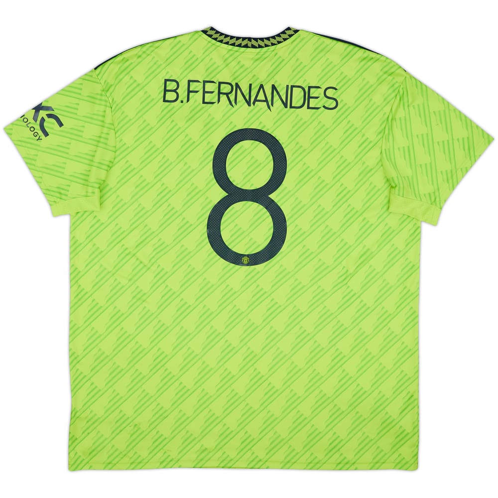2022-23 Manchester United Third Shirt B.Fernandes #8 - 7/10 - (XXL)