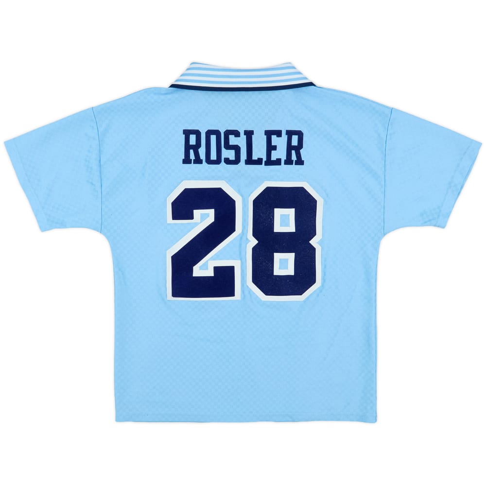 1995-97 Manchester City Home Shirt Rosier #28 - 5/10 - (Y)
