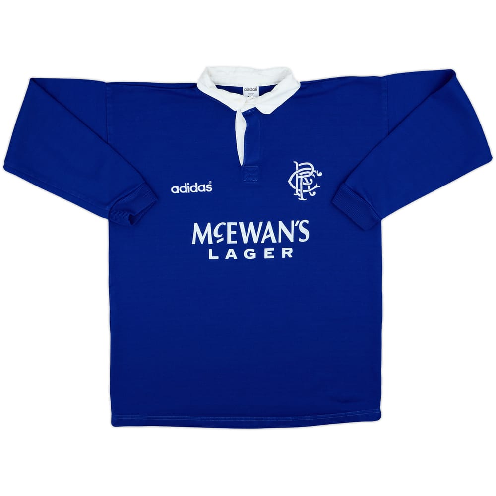 1994-95 Rangers adidas Rugby Polo - 6/10 - (XL)
